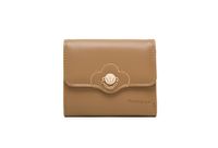 Women's Solid Color Flower Pu Leather Buckle Wallets sku image 5