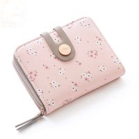 Women's Flower Pu Leather Buckle Wallets main image 3