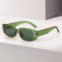 Retro Color Block Ac Oval Frame Full Frame Women's Sunglasses main image 1