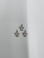 Wholesale Micro Inlaid White Zirconium Mini Turtle Pendant Nihaojewelry sku image 2