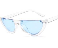 Einfacher Stil Farbblock Ac Katzenauge Patchwork Halbbild Sonnenbrille Der Frauen sku image 7