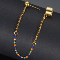 Copper 14K Gold Plated Simple Style Plating Star Earrings Anklet Necklace sku image 3