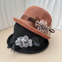 Women's Casual Flower Bow Knot Sun Hat main image 3