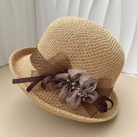 Women's Casual Flower Bow Knot Sun Hat main image 2