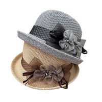 Women's Casual Flower Bow Knot Sun Hat main image 5