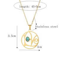 304 Stainless Steel Casual Simple Style Plating Life Tree Pendant Necklace sku image 7