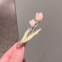 Sweet Flower Metal Plating Hair Clip sku image 7
