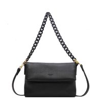 Women's Small Summer Pu Leather Solid Color Elegant Chain Square Magnetic Buckle Square Bag sku image 2