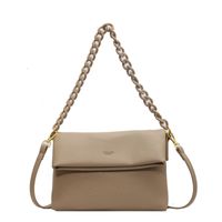 Women's Small Summer Pu Leather Solid Color Elegant Chain Square Magnetic Buckle Square Bag sku image 4