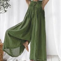 Women's Daily British Style Solid Color Full Length Jumpsuits main image 4