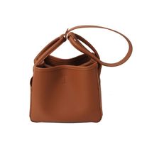 Women's Small All Seasons Pu Leather Solid Color Basic Bucket Magnetic Buckle Tote Bag main image 4