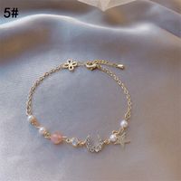 Classic Style Flower Butterfly Mixed Materials Plating Inlay Zircon Women's Bracelets 1 Piece sku image 2