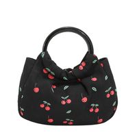 Women's Medium All Seasons Nylon Cherry Basic Dumpling Shape Open Cloud Shape Bag main image 6