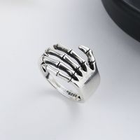 Cool Style Palm Copper Plating Open Ring main image 5