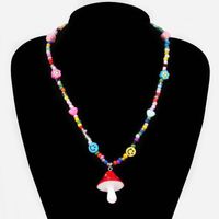 Cartoon Style Cartoon Plastic Resin Beaded Women's Pendant Necklace sku image 7