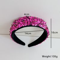 Commute Solid Color Cloth Handmade Hair Band main image 4