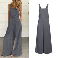 Women's Street Casual Solid Color Full Length Jumpsuits main image 6