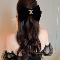 Simple Style Bow Knot Cloth Hair Clip sku image 2