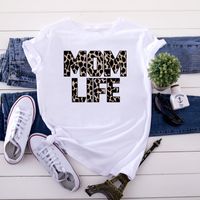 Women's T-shirt Short Sleeve T-shirts Printing Basic Mama Printing main image 2