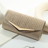 Polyester Solid Color Square Evening Bags main image 4