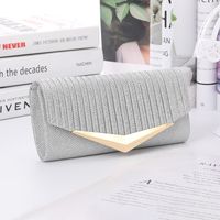 Polyester Solid Color Square Evening Bags sku image 5