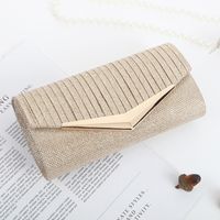 Polyester Solid Color Square Evening Bags sku image 4
