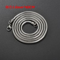 667 Stainless Steel Stainless Steel 18K Gold Plated Simple Style Plating Geometric Necklace sku image 1