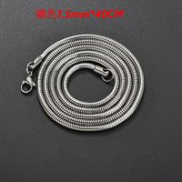 667 Stainless Steel Stainless Steel 18K Gold Plated Simple Style Plating Geometric Necklace sku image 5