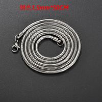 667 Stainless Steel Stainless Steel 18K Gold Plated Simple Style Plating Geometric Necklace sku image 4