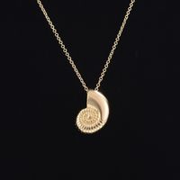 Simple Style Classic Style Solid Color Alloy Copper Plating Gold Plated Women's Necklace sku image 1
