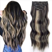 Women's Fashion Street High Temperature Wire Centre Parting Long Curly Hair Wigs sku image 14