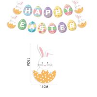 Easter Rabbit Letter Emulsion Birthday Decorative Props sku image 4