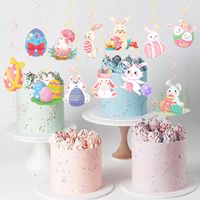 Easter Rabbit Paper Party Decorative Props 1 Set main image 4