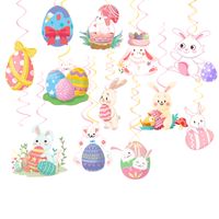 Easter Rabbit Paper Party Decorative Props 1 Set main image 5