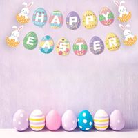 Easter Rabbit Paper Party Decorative Props 1 Set main image 3