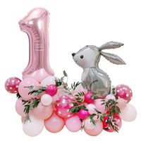 Easter Birthday Aluminum Film Birthday Balloons 1 Set sku image 1