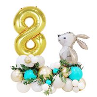 Easter Birthday Aluminum Film Birthday Balloons 1 Set sku image 17