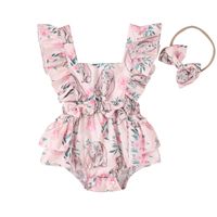 Easter Fashion Rabbit Printing Cotton Baby Rompers main image 2