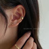 1 Pair Simple Style Geometric Copper Plating Earrings sku image 11