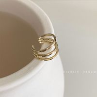 1 Pair Simple Style Geometric Copper Plating Earrings sku image 3