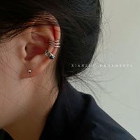 1 Pair Simple Style Geometric Copper Plating Earrings sku image 12
