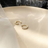 1 Pair Simple Style Geometric Copper Plating Earrings sku image 13