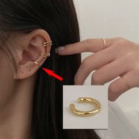 1 Pair Simple Style Geometric Copper Plating Earrings sku image 9