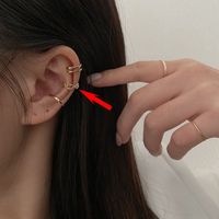 1 Pair Simple Style Geometric Copper Plating Earrings sku image 5