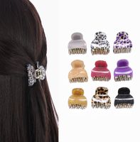 Simple Style Solid Color Arylic Plating Hair Claws 1 Piece main image 1