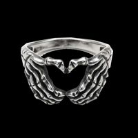 1 Piece Fashion Skull Titanium Steel Plating Unisex Rings main image 3