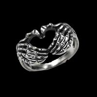 1 Piece Fashion Skull Titanium Steel Plating Unisex Rings sku image 6