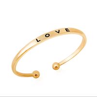 Stainless Steel Metal Fashion Plating Inlay Heart Shape Feather Bow Knot Zircon Bangle sku image 18
