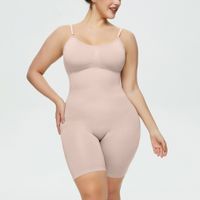 Solid Color Body Sculpting Sports Backless Shaping Underwear sku image 6