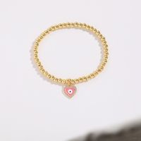 Retro Classic Style Heart Shape Copper 14k Gold Plated Zircon Pendant Necklace In Bulk main image 7